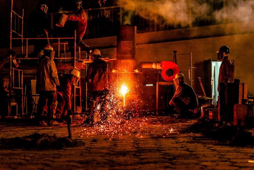 Photo Industrial furnace