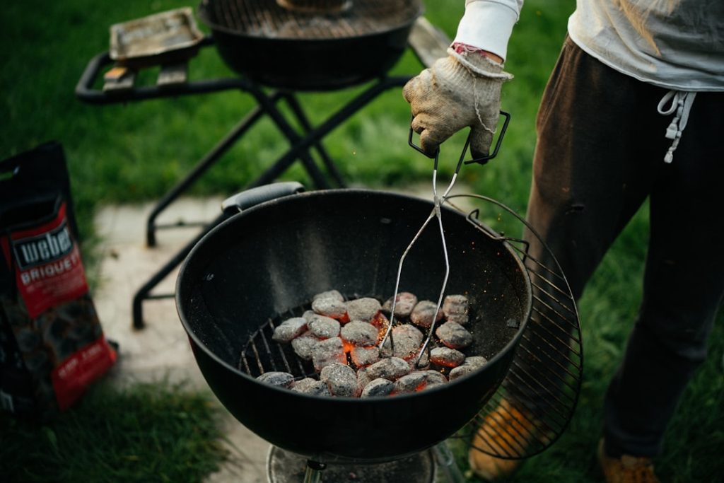 Photo Coal briquettes